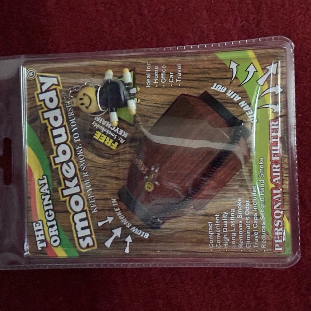 Smokebuddy Original Personal Air Filter Smoke Odor Eliminator Wood w/